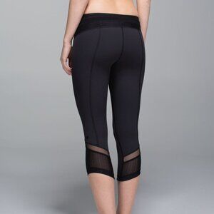 Lululemon Women's Just Breathe Crop Black Leggings Size 8